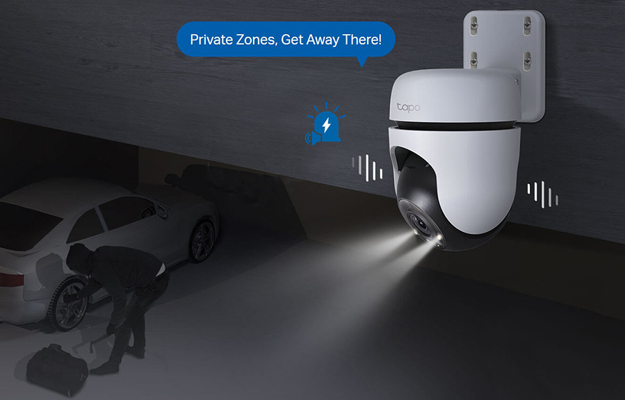 TP-Link Tapo C510W 2K Outdoor Pan/Tilt Security Wi-Fi Camera